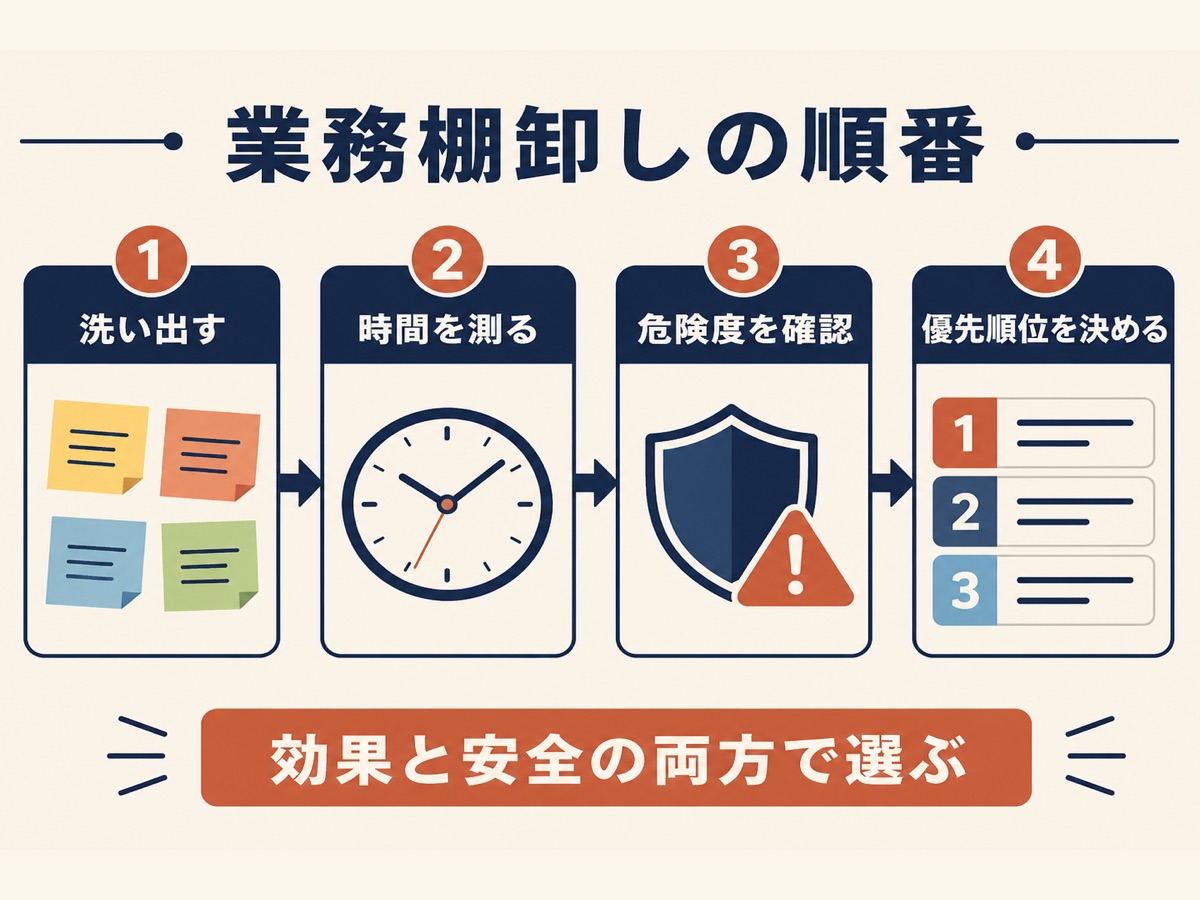 図解:業務棚卸しの順番