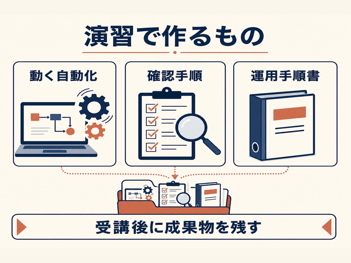 図解：演習で作るもの