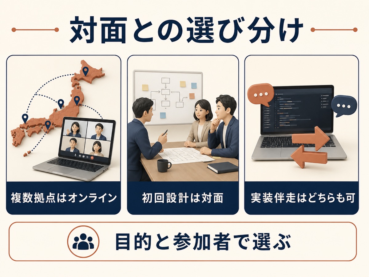 図解：対面との選び分け