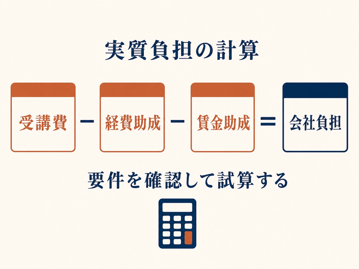 図解：実質負担の計算
