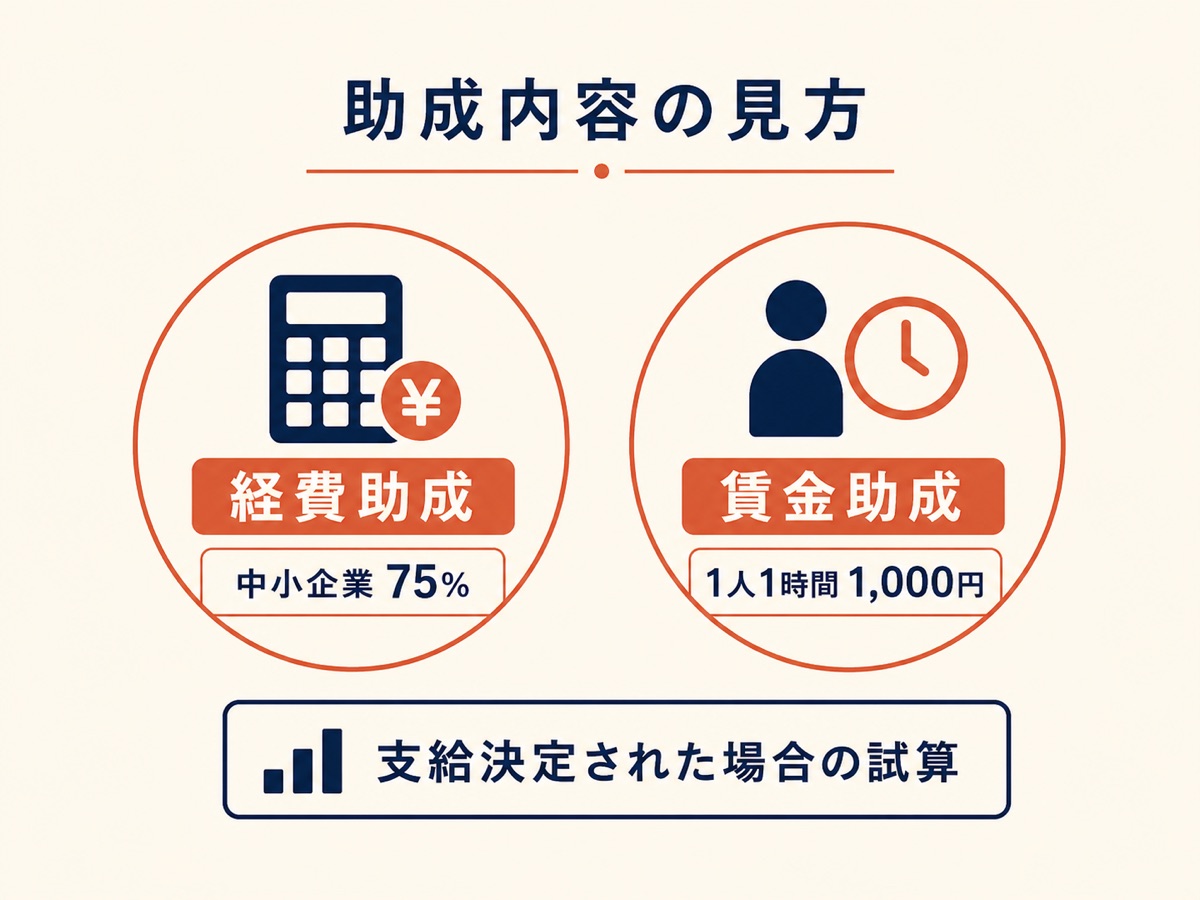 図解:助成内容の見方